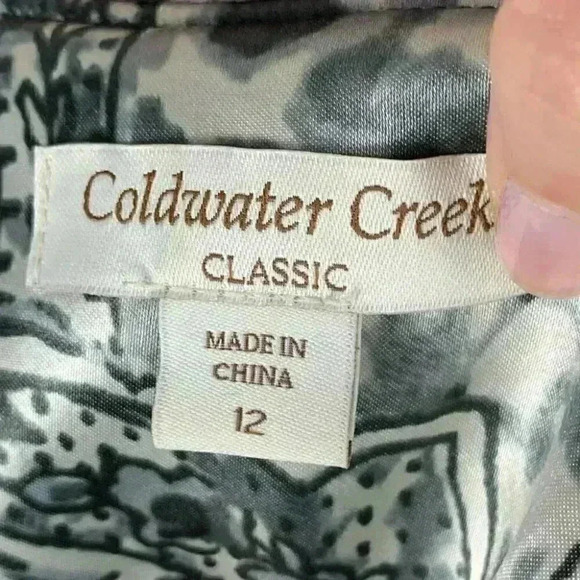 Coldwater creek Womens blazer size 12 purple one button knit shawl neck jacket - Picture 8 of 11